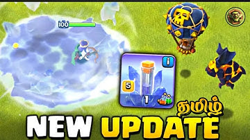 New Ice Block Spell & Troops Levels in Clash Of Clans tamil