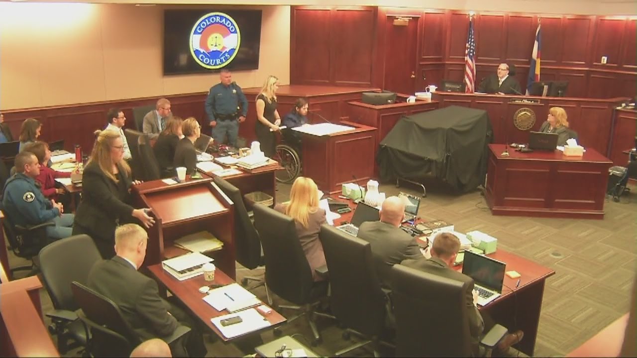 Survivor Caleb Medley bravely takes the stand in the theater shooting trial