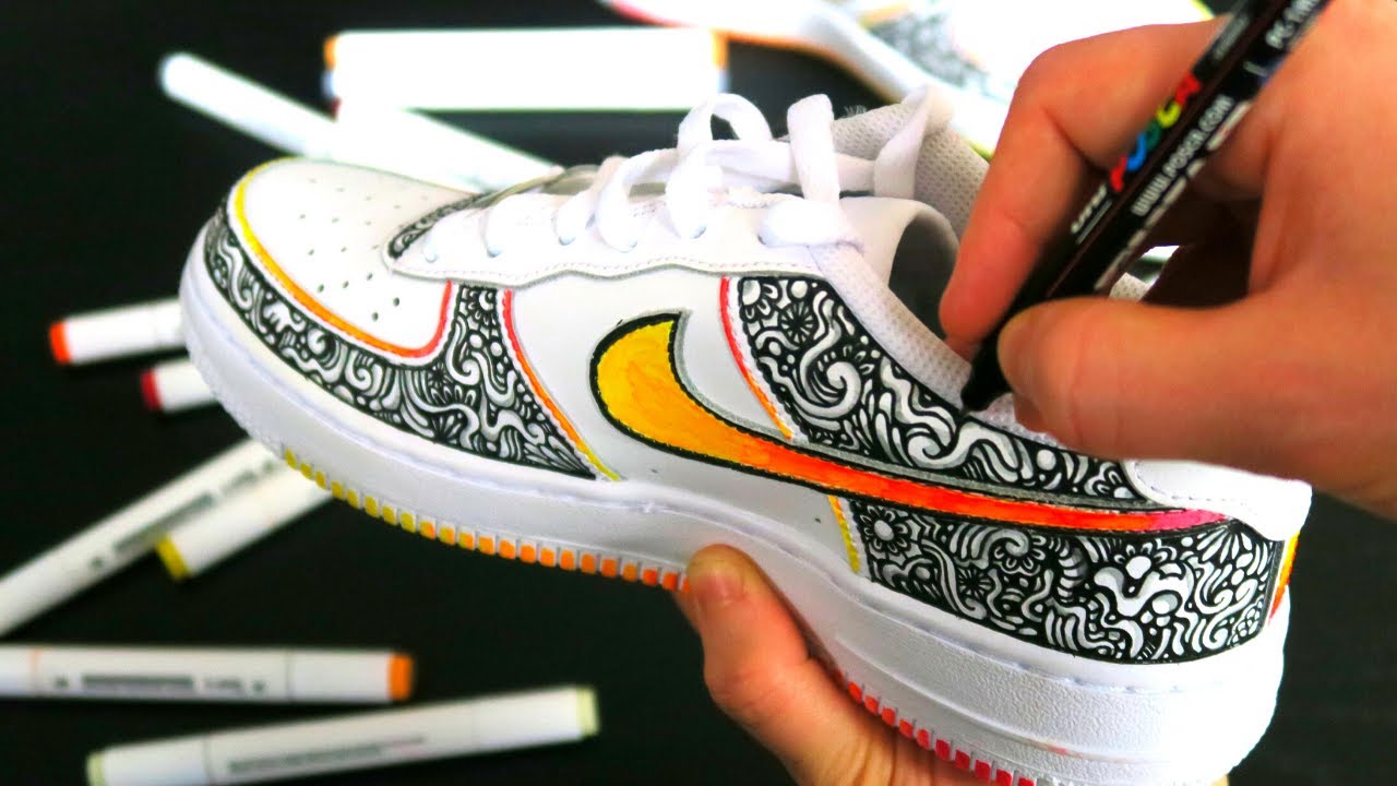 air force 1 doodle