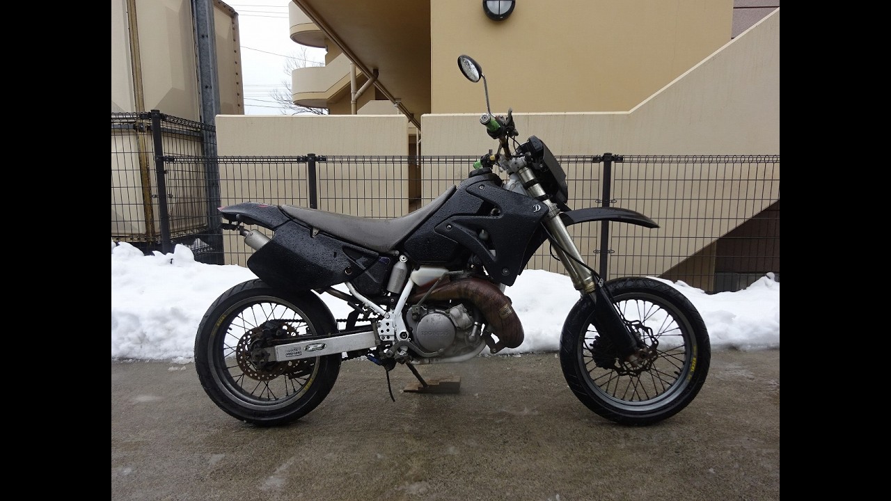 希少 ホンダ CRM250 MD24 エンジン始動OK モタード仕様 