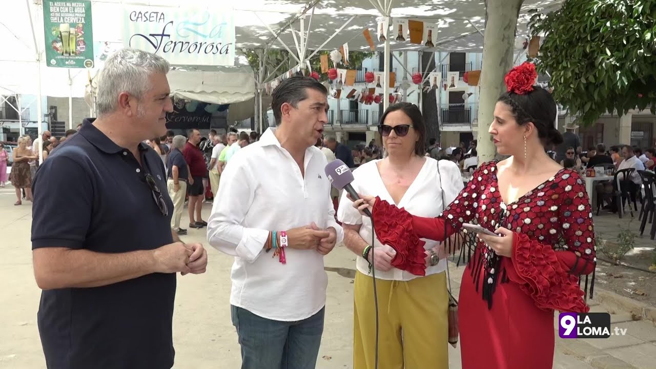 Feria de Baeza 2023 · Feria de día 1: Inauguración, alcalde, concejales, casetas y Ritmos del Sur