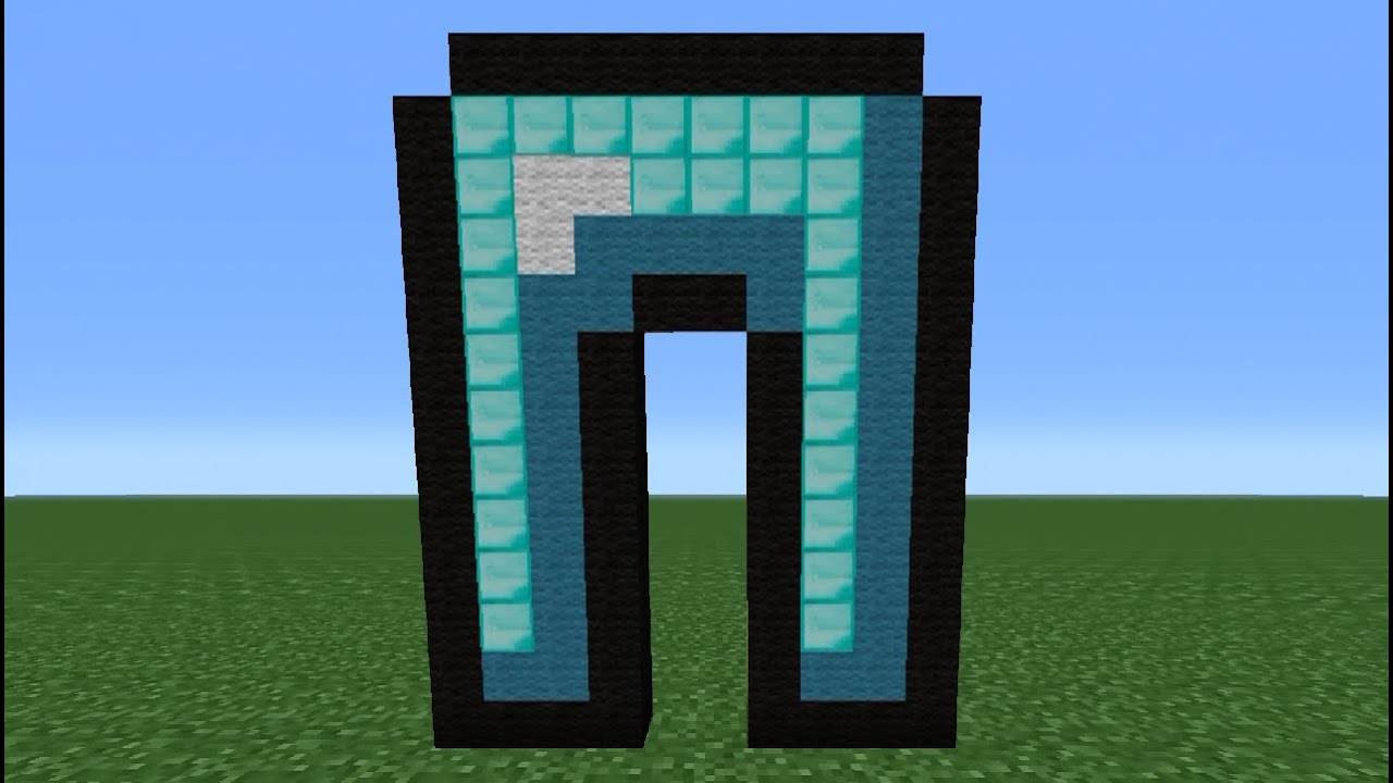 Minecraft Tutorial: How To Make Diamond Leggings 