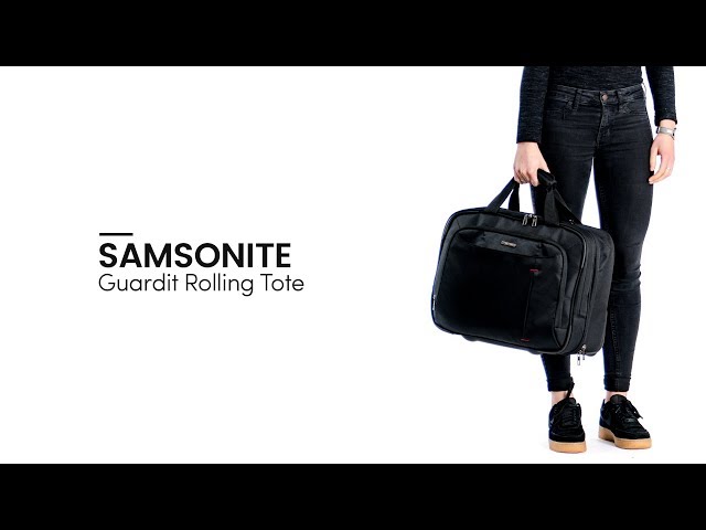 Samsonite Guardit Rolling Tote - Bagageonline - YouTube