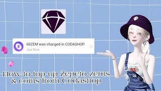 How to top up Zepeto zems & coins from Codashop