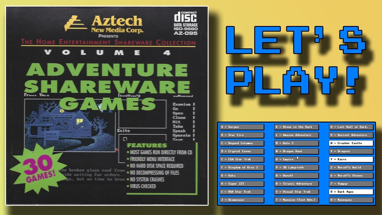 Adventure Shareware Games (DOS, 1994) - Part Three - Adventure