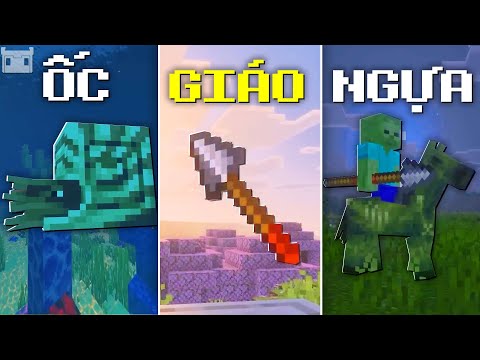 Vũ Khí Mới, Ốc Anh Vũ, Ngựa Zombie Được Thêm Vào Minecraft