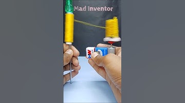 DIY Thread Winding Machine 🤩🔥 #shortsfeed #shortviral #shortsvideo #youtube #youtubeshorts #diy