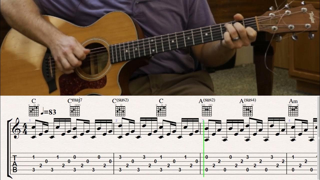 How to Play the Intro to Dust in the Wind on Guitar with TAB YouTube