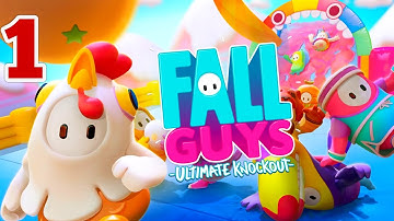 Fall Guys Mobile Global Launch Gameplay Walkthrough Part 1 (ios, Android)