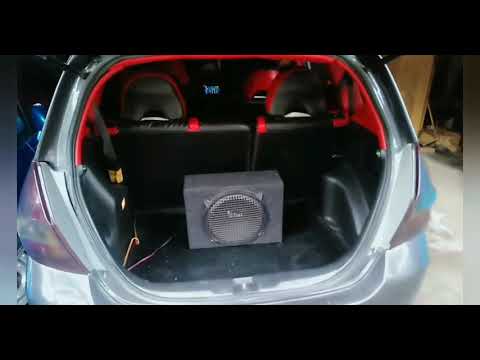 Cara pasang audio Honda jazz || power subwoofer