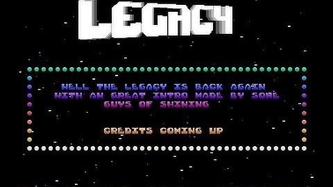 Amiga Intro : Small Intro for Legacy / Shining (1992)