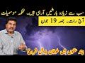 Big Change in Pakistan Punjab & Sindh Weather | Today Weather Report | Weather Update Today PW104