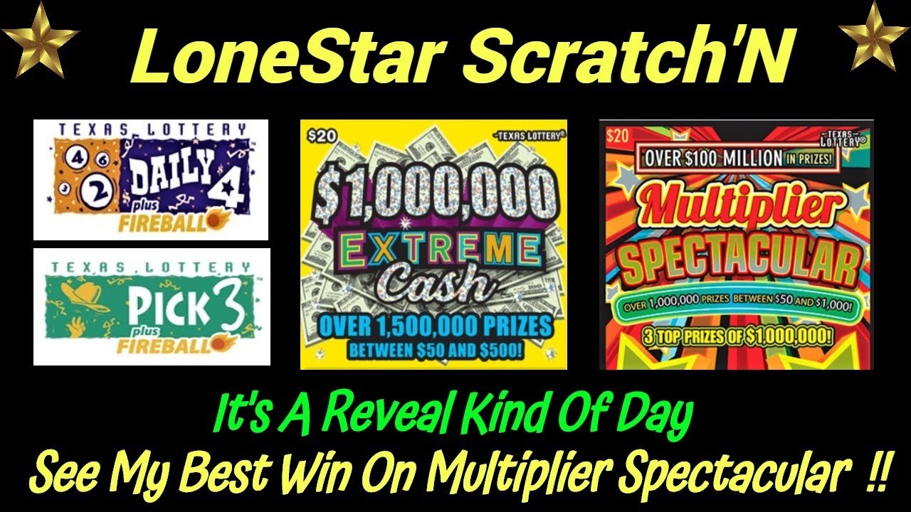 LoneStar Scratch'N 🌟TX Lottery🌟Pick 3🌟Daily 4🌟TX Lottery Scratch