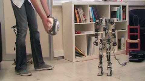 Robustness to Unknown External Perturbations in Acroban the Humanoid