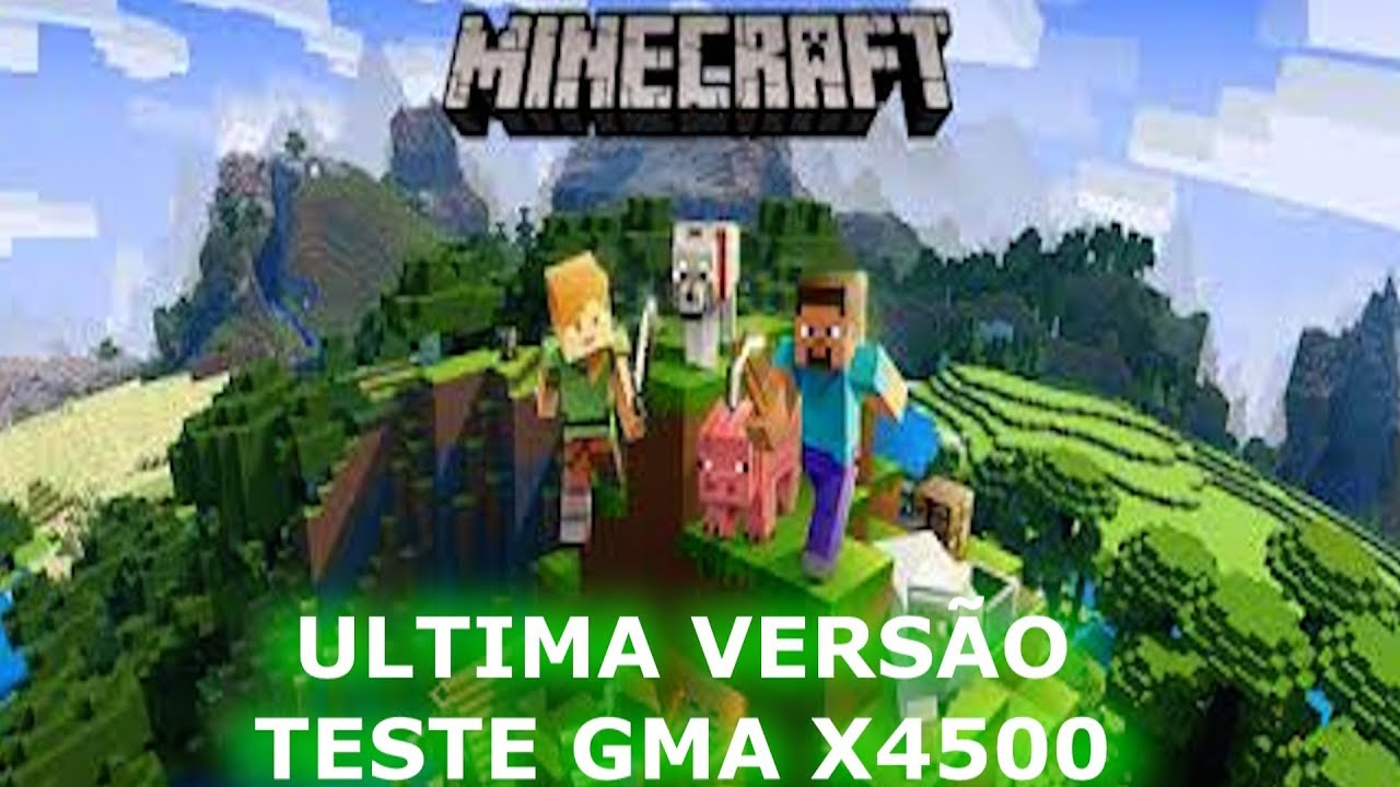 TESTE DESEMPENHO MINECRAFT (ULTIMA VERSÃO) G41 X4500 PC FRACO SEM PLACA ...