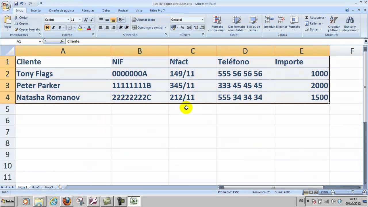 Diferencias entre excel y hoja de cálculo