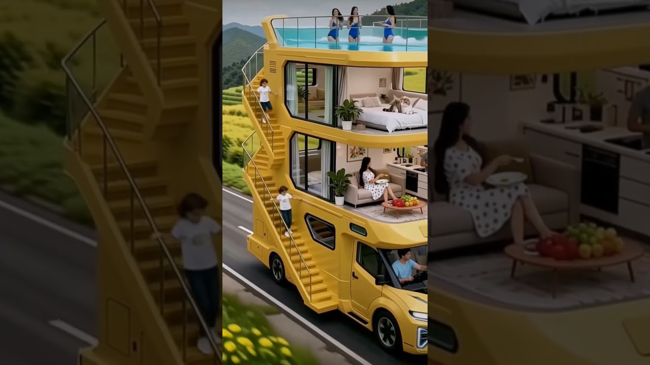 Future Ka Luxury RV 😱 Infinity Pool On Wheels