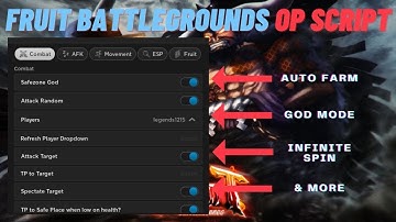 Roblox Fruit Battlegrounds Script [ PASTEBIN ] Auto Farm God Mode Infinite Fruits Spin & More ]