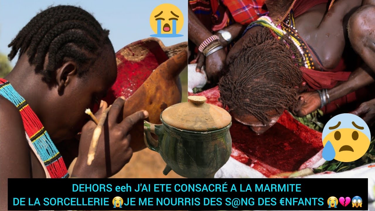 DEHORS eeh J'AI ETE CONSACRÉ A LA MARMITE DES SORCI£RS😭JE ME NOURRIS DES S@NG DES €NFANTS 😭💔😱