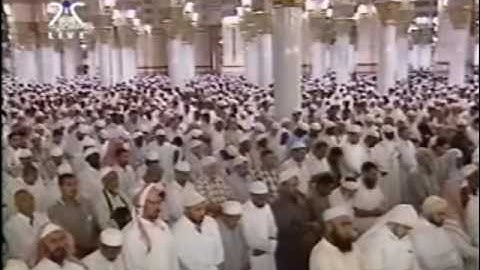 من أروع ما قرأ الشيخ عبد الله الجهني عام 1419 هـ سورة الأنفال من المسجد النبوي الشريف