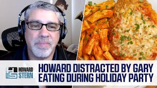 Gary Eats During Howards Speech At The Holiday Party