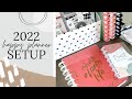 Setting Up My 2022 Happy Planners!