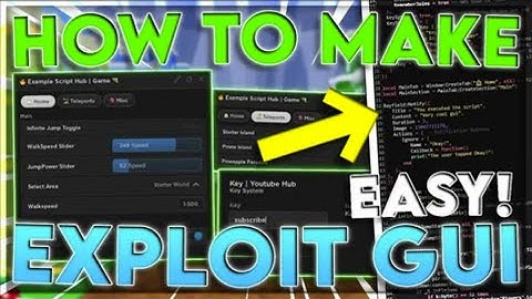 How To Make A ROBLOX Exploit Script  GUI  EASY Tutorial  JUNE 2025