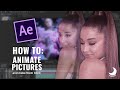 How to animate pictures and make them blink after effects tutorial