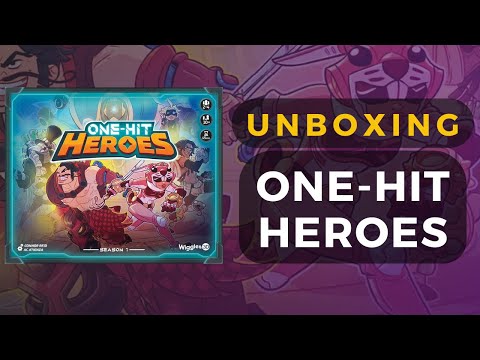 One-Hit Heroes Boardgame Unboxing | DaniCha