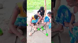 মাটিতে গেম খেলছে দেখেন কাঁঠাল দিয়া #viralvideoシ #gamervideo #trading #challenge #video