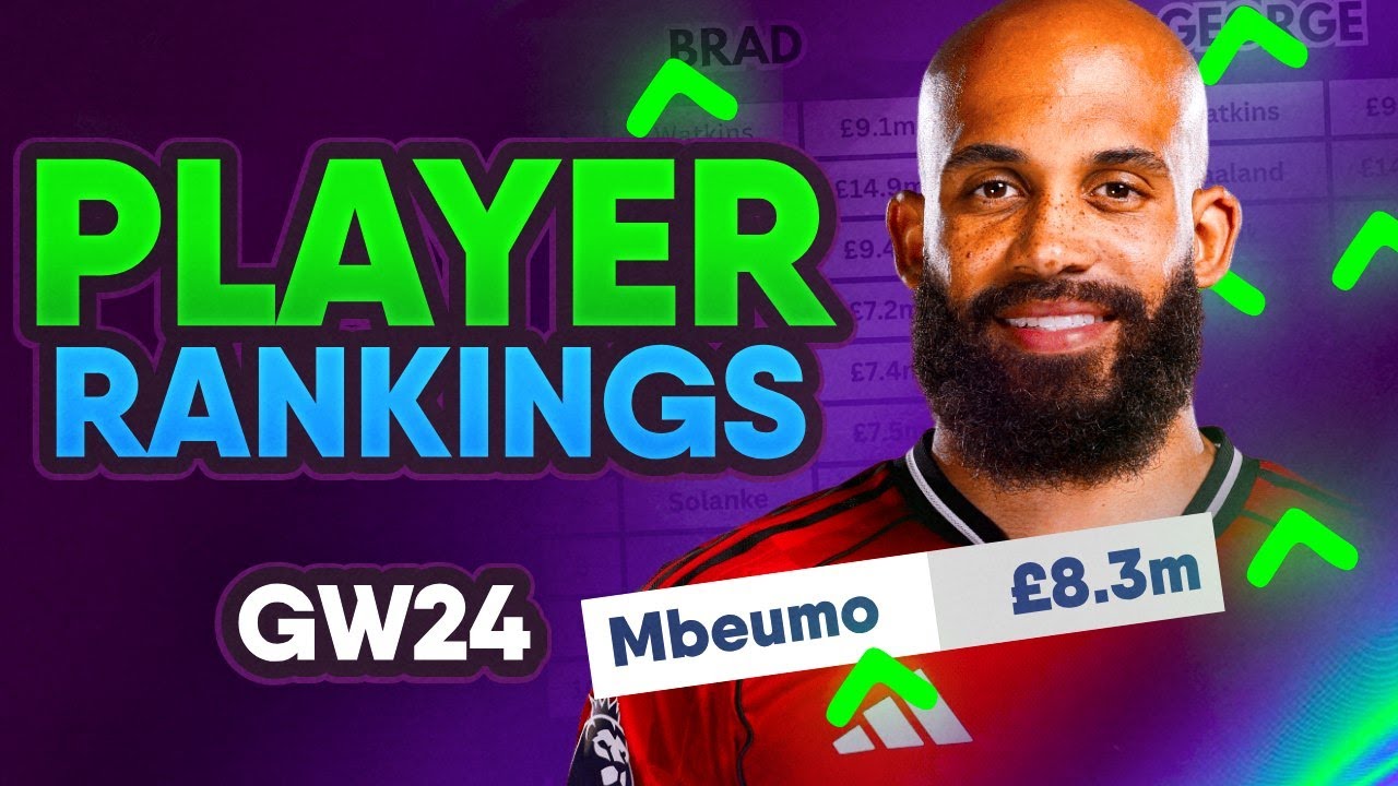FPL PLAYER RANKINGS 📈 | GAMEWEEK 24 | Fantasy Premier League Tips 2025/26