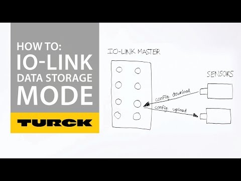 How To Setup an IO-Link Master in Data Storage Mode