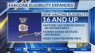 All Kern County residents 16 and older now eligible for COVID-19 vaccine