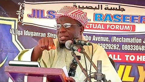 QUESTIONS AND ANSWERS — DR SHARAFUDDEEN GBADEBO RAJI حفظه الله ورعاه 