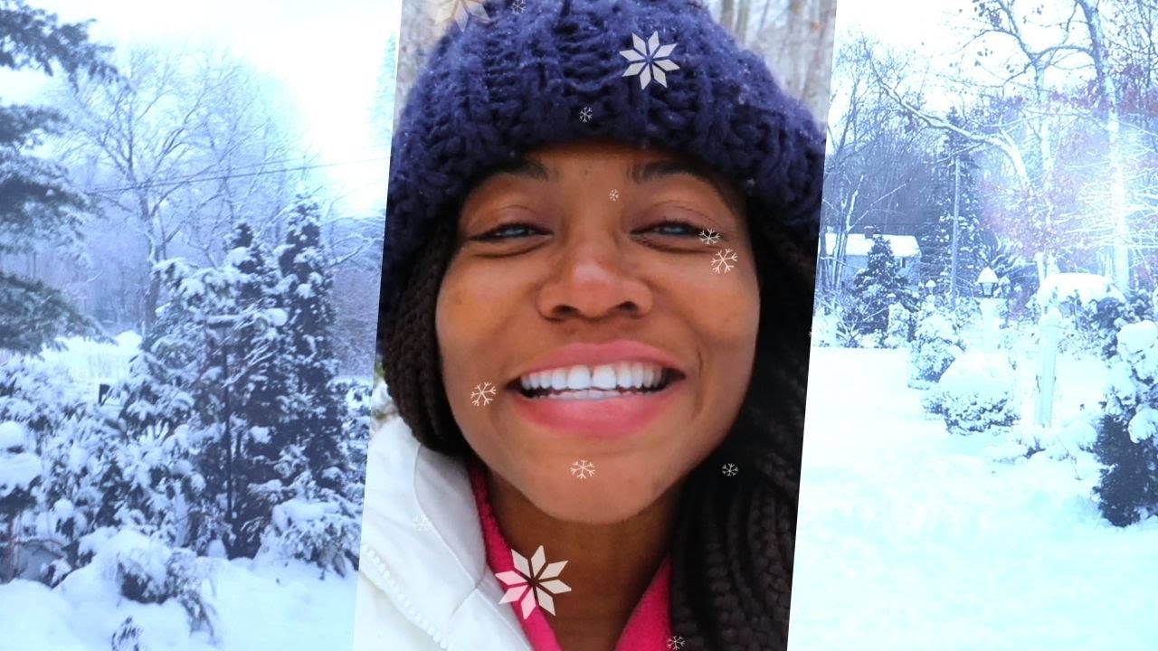 ⛄Shoveling 8 inches of snow off gravel driveway And maybe more