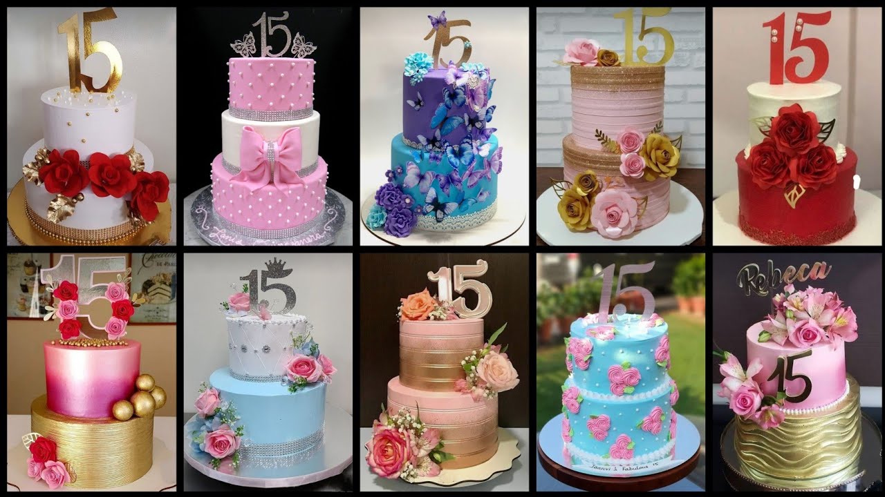 15th Birthday Cake Ideas For Girl/Birthday Cake Ideas/Teenage Girl ...