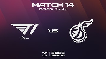 T1 vs KDF | Match14 Highlight 01.26 | 2023 LCK Spring Split