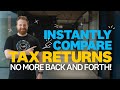 Instantly compare tax returns