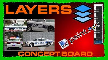 GTA5 Paint.net - CREATING LAYERS & CONCEPT BOARDS