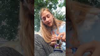 Mini Bong Hits With Hemp Wick