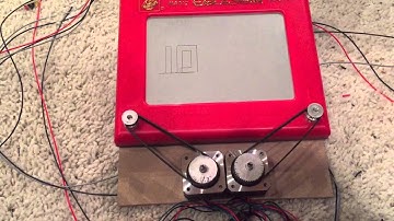 Test of arduino etch a sketch clock