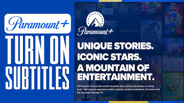 How To Turn On Subtitles Paramount Plus (2025) FAST & EASY