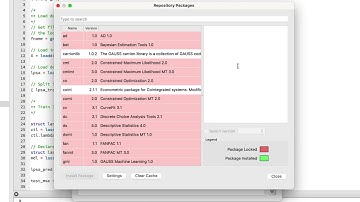 How to add your username and password to the GAUSS package manager
