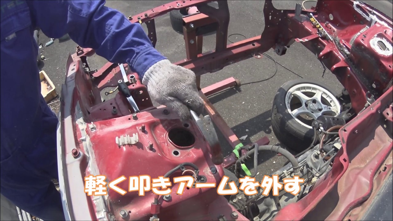 自分でラリー車を作製してみよう その18 フロントフェンダー内 補強下地処理 Youtube 自分でラリー車を作製してみよう その18 フロントフェンダー内 補強下地処理 Youtube
