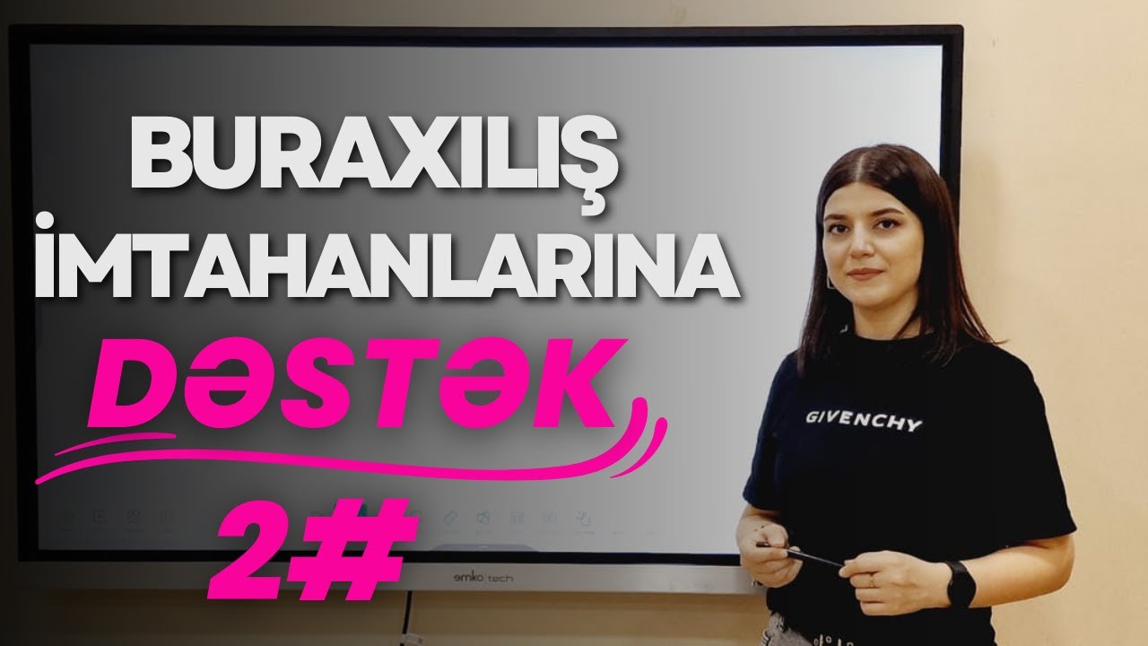 Buraxılış imtahanlarına dəstək #2 / Azərbaycan dili