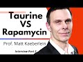 Taurine vs rapamycin  prof matt kaeberlein ep2