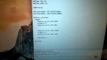 Arduino UNO - Led blinking programmed with DrRacket