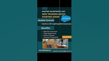 Master Salesforce LWC – Nieuwe training start binnenkort!