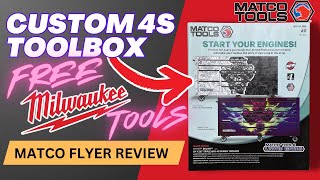 Matco Tools Flyer LIMITED EDITION 4S Toolbox & FREE Milwaukee Tools