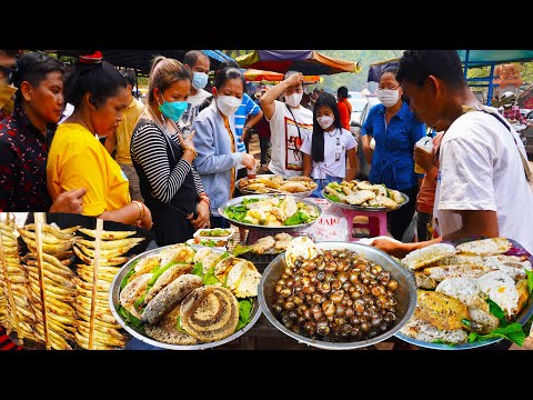 Most popular destination for street food during the Cambodian New Year, Cambodian street food